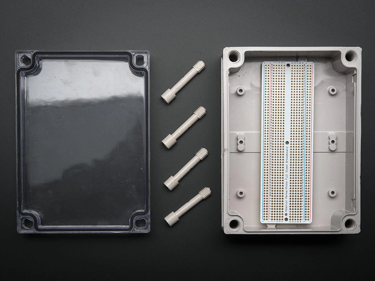 Large Plastic Project Enclosure - Weatherproof with Clear Top - Image 6