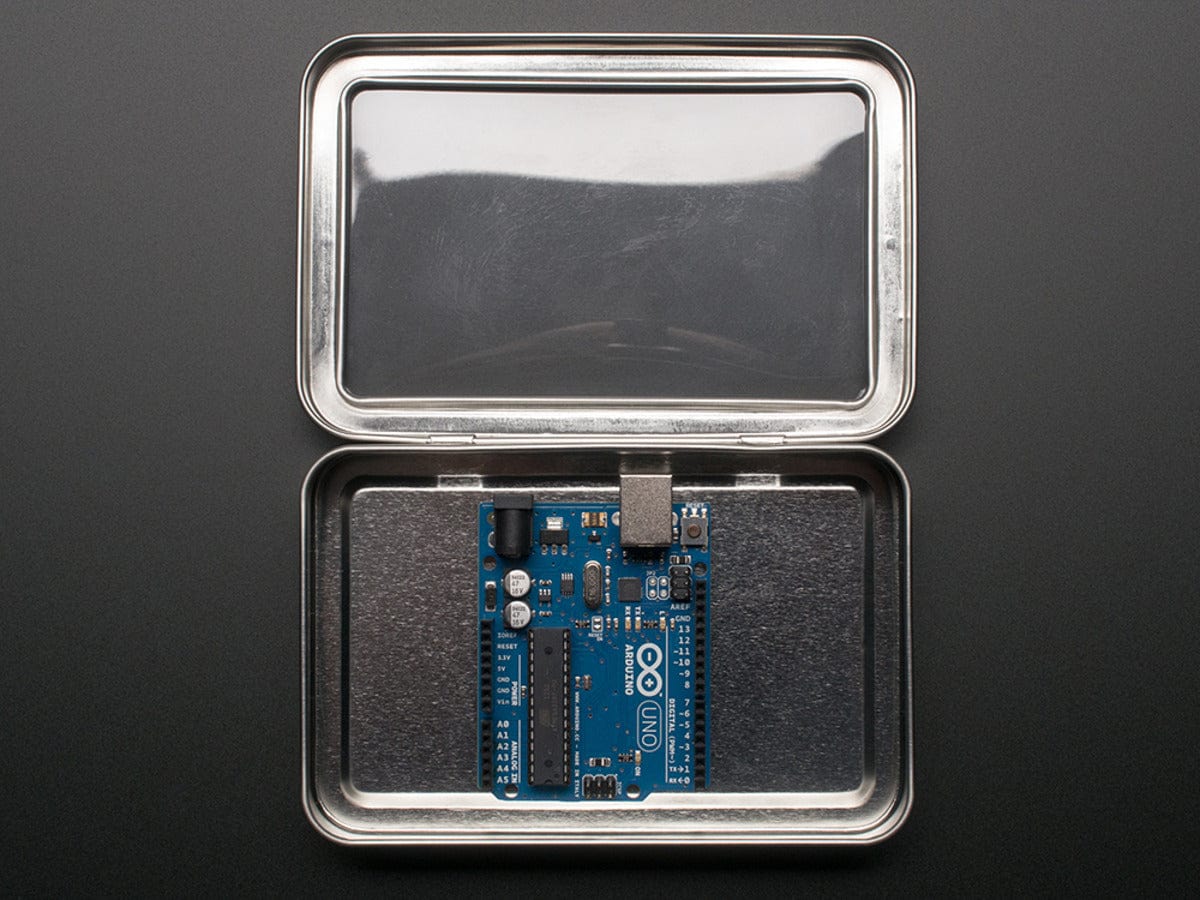 Large Tin With Clear Top Window - Image 3