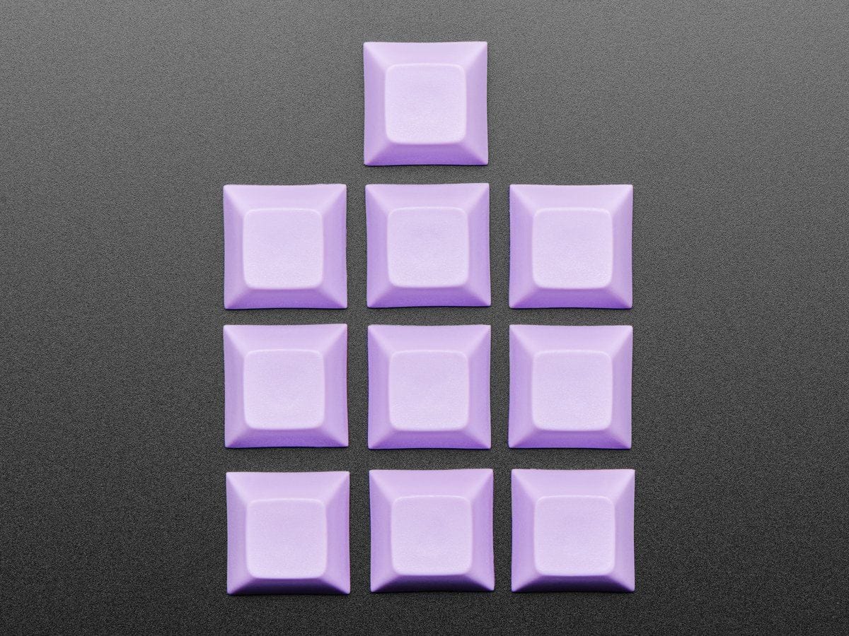 Lavender DSA Keycaps for MX Compatible Switches - 10 pack [discontinued] - Image 3
