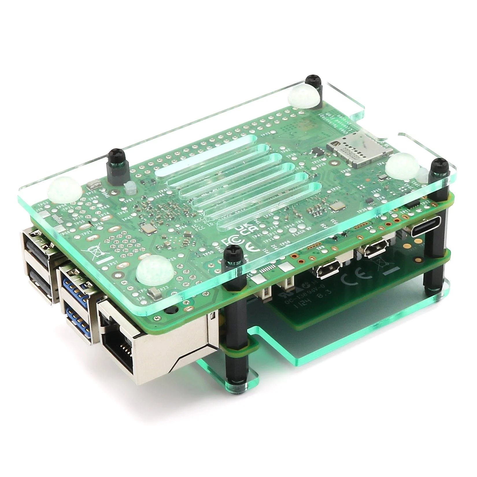 Layer Case for Raspberry Pi M.2 HAT+ & Active Cooler - Image 3