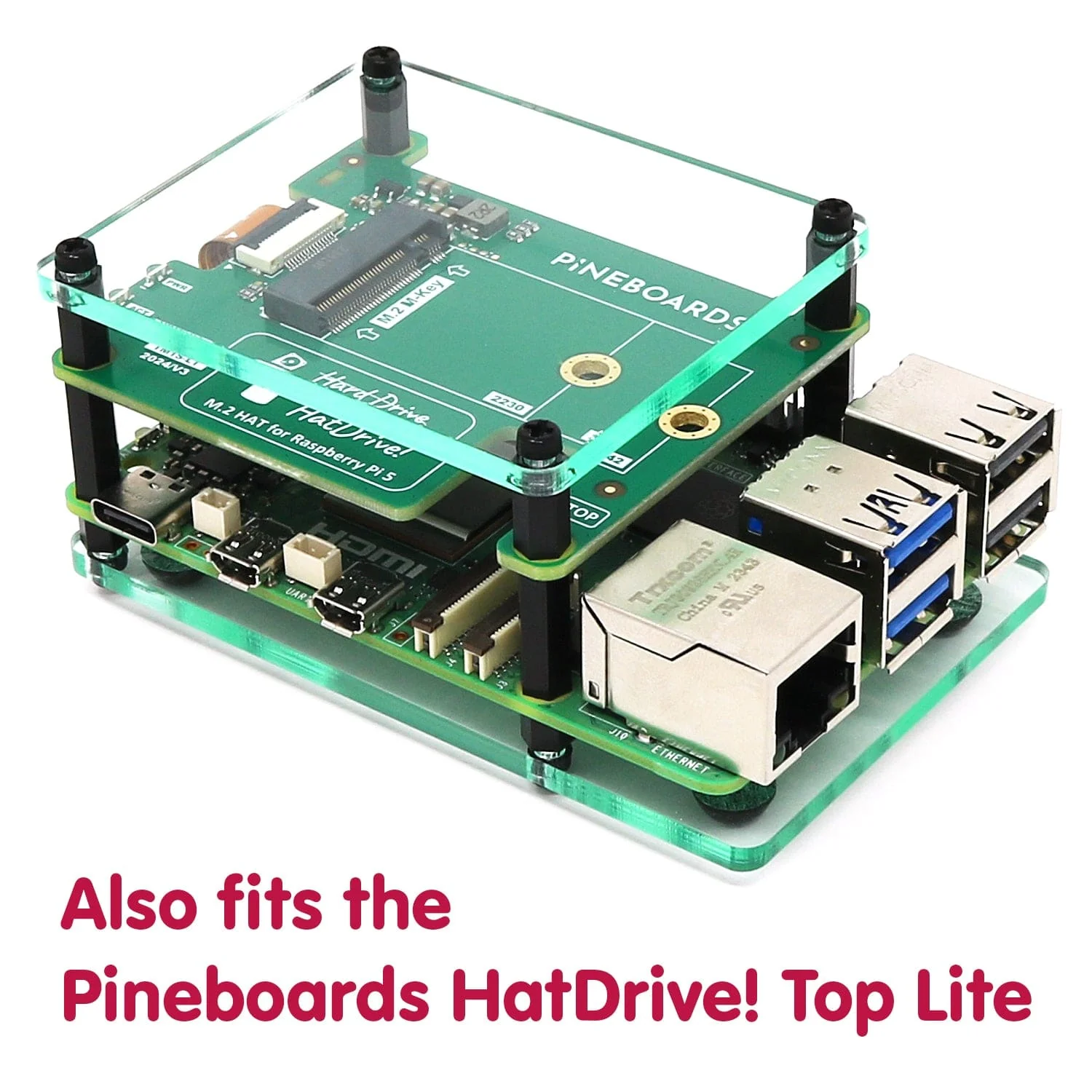 Layer Case for Raspberry Pi M.2 HAT+ & Active Cooler - Image 7