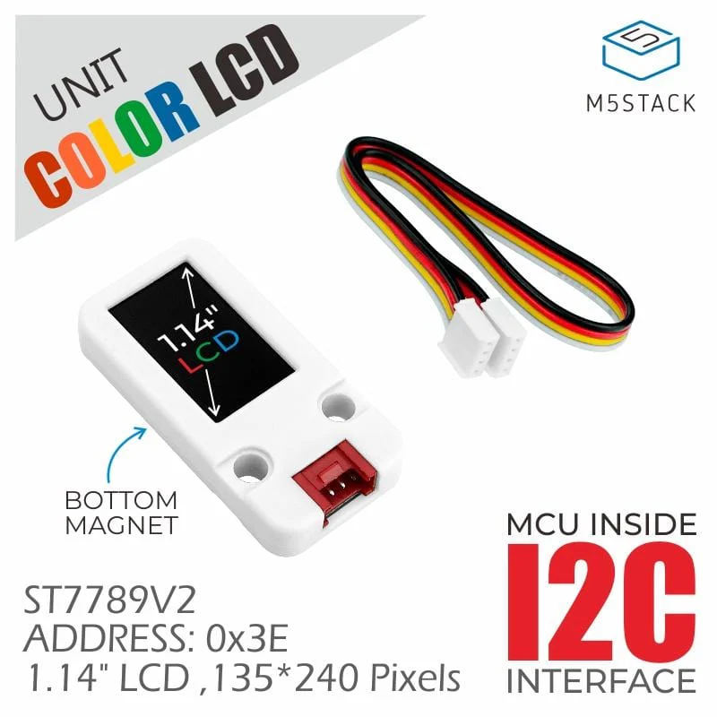 M5Stack LCD Unit 1.14'' 135 × 240 Pixels Display - Image 2