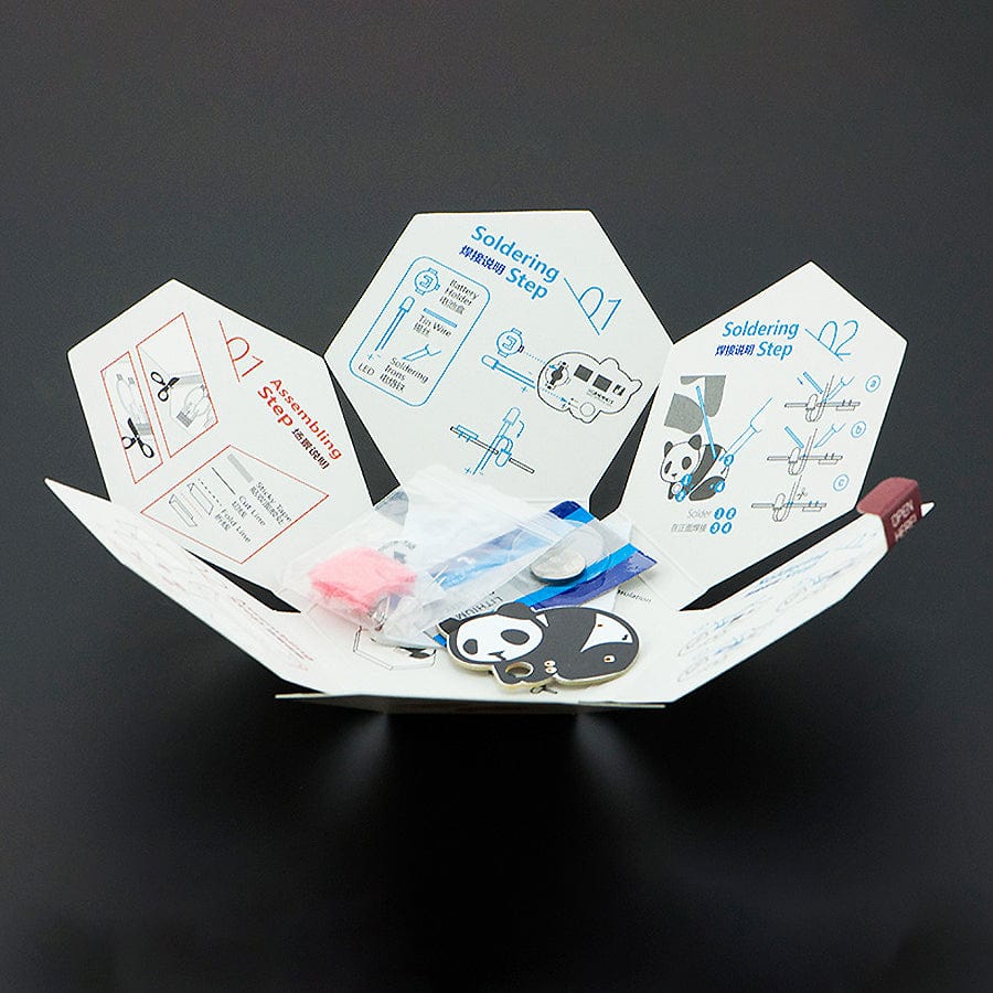 Learn to Solder Zoo Animal Badge Kit - Image 4