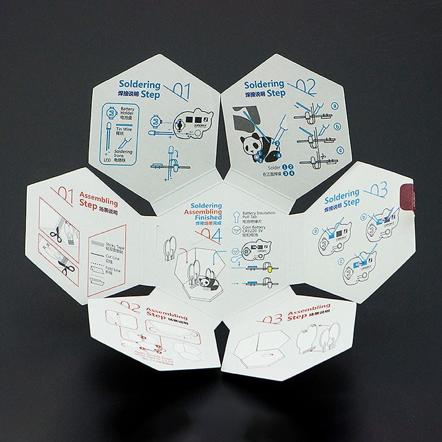 Learn to Solder Zoo Animal Badge Kit - Image 5