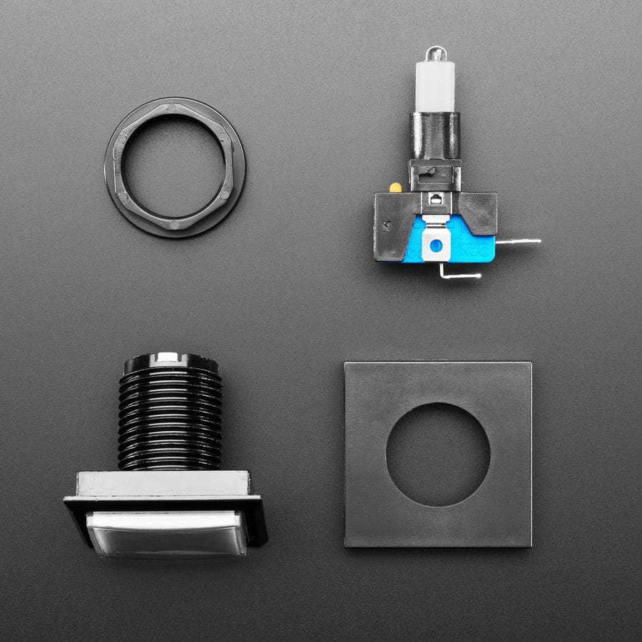 LED Illuminated Push Button - 44mm Square - Image 5