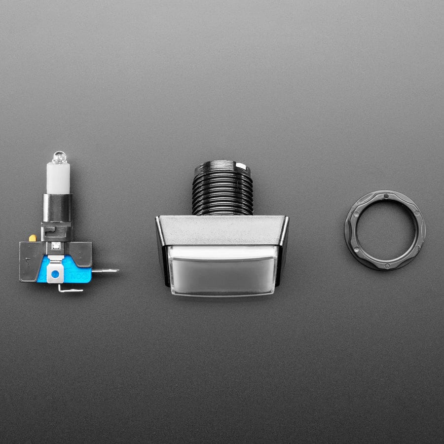 LED Illuminated Push Button - 51mm Square - Image 5