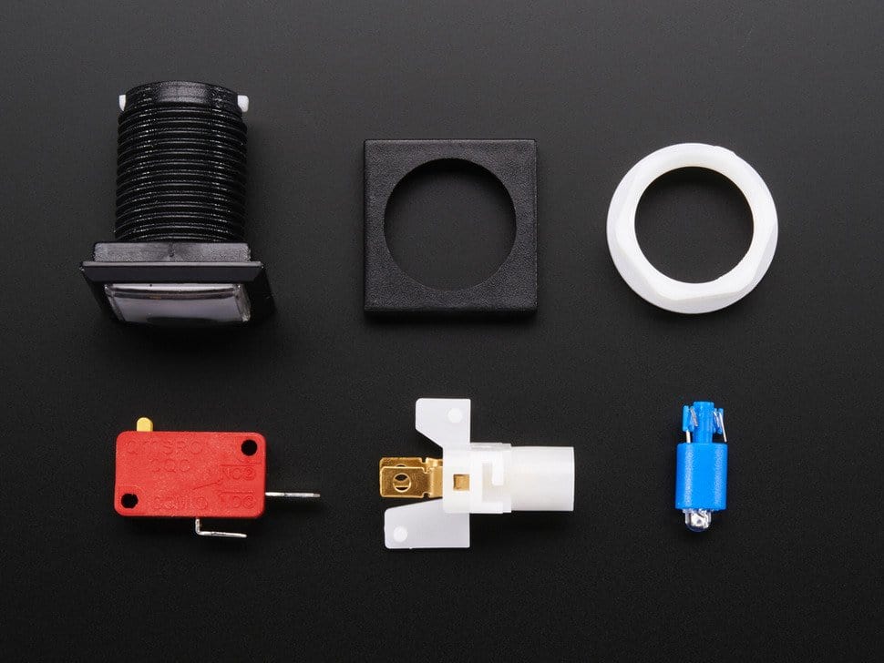 LED Illuminated Pushbutton - 30mm Square - Image 2