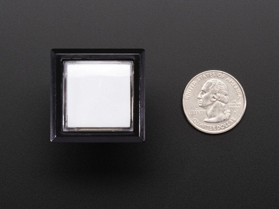 LED Illuminated Pushbutton - 30mm Square - Image 4
