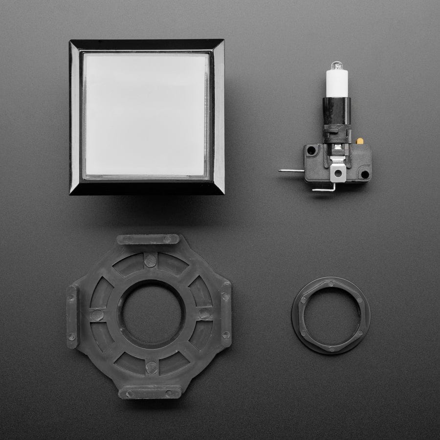 LED Illuminated Pushbutton - 60mm Square - Image 5