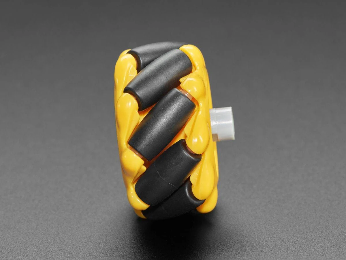 Left & Right Mecanum Wheel Pair - 48mm Diameter (TT Motor or Cross Axle (2-pack)) - Image 4