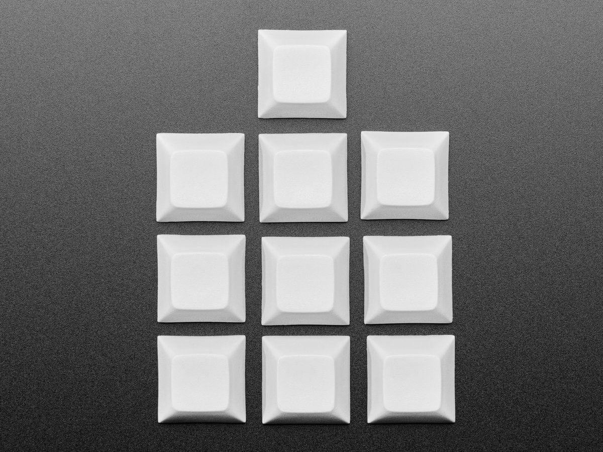 Light Gray DSA Keycaps for MX Compatible Switches - 10 pack - Image 3
