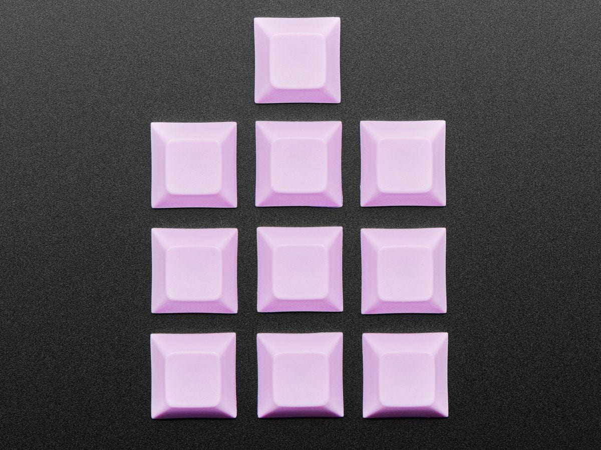 Light Purple DSA Keycaps for MX Compatible Switches - 10 pack [Discontinued] - Image 6