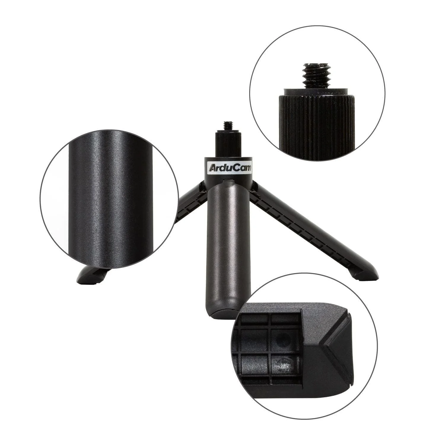 Lightweight Mini Tripod Stand with Extender for Raspberry Pi HQ Camera [discontinued] - Image 4