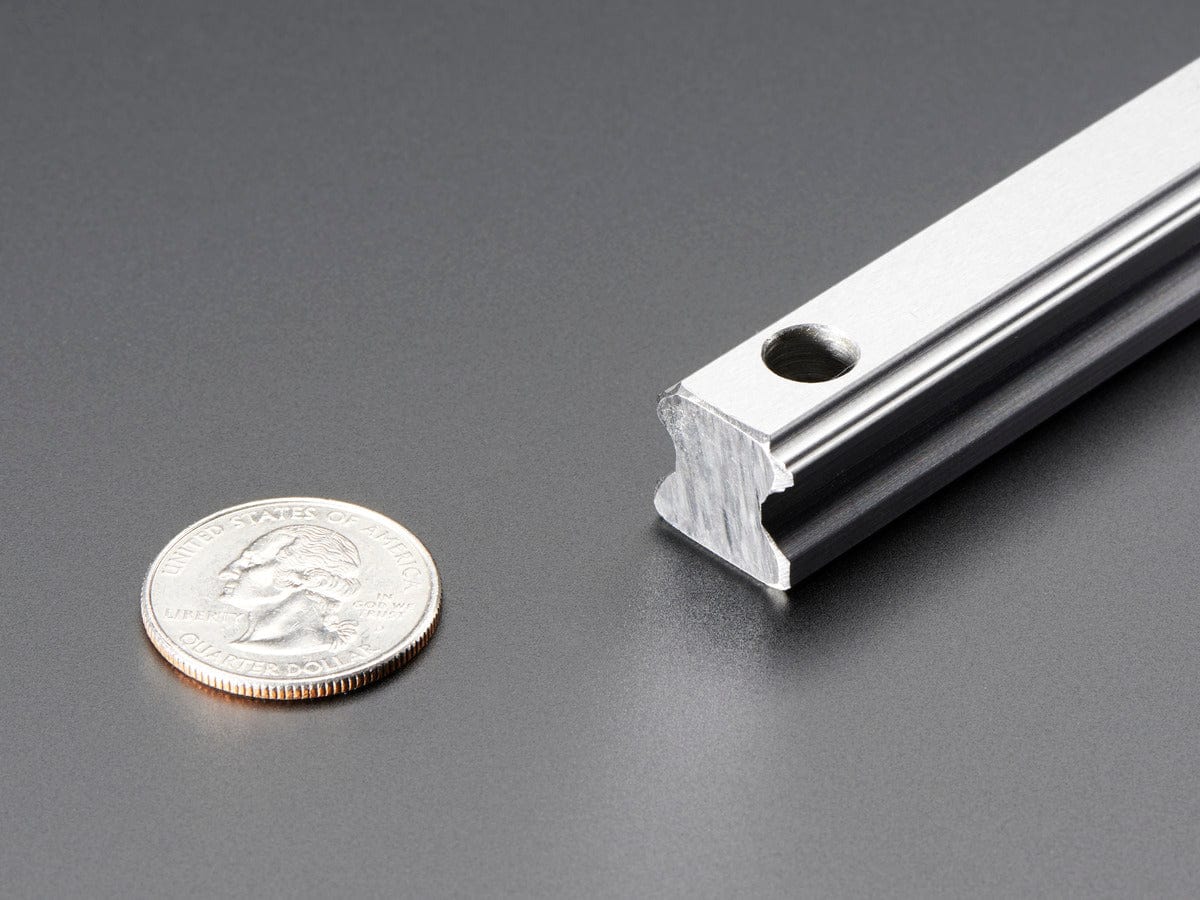 Linear Bearing Supported Slide Rail - 15mm wide - 500mm long - Image 2