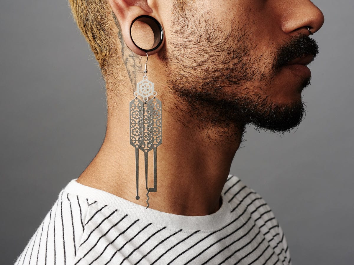 Lock-sport Earrings [Discontinued] - Image 4