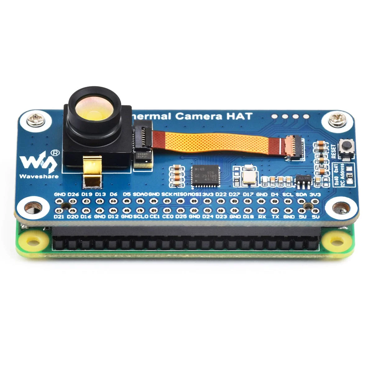 Long-wave IR Thermal Imaging Camera HAT for Raspberry Pi (45° FOV) - Image 5