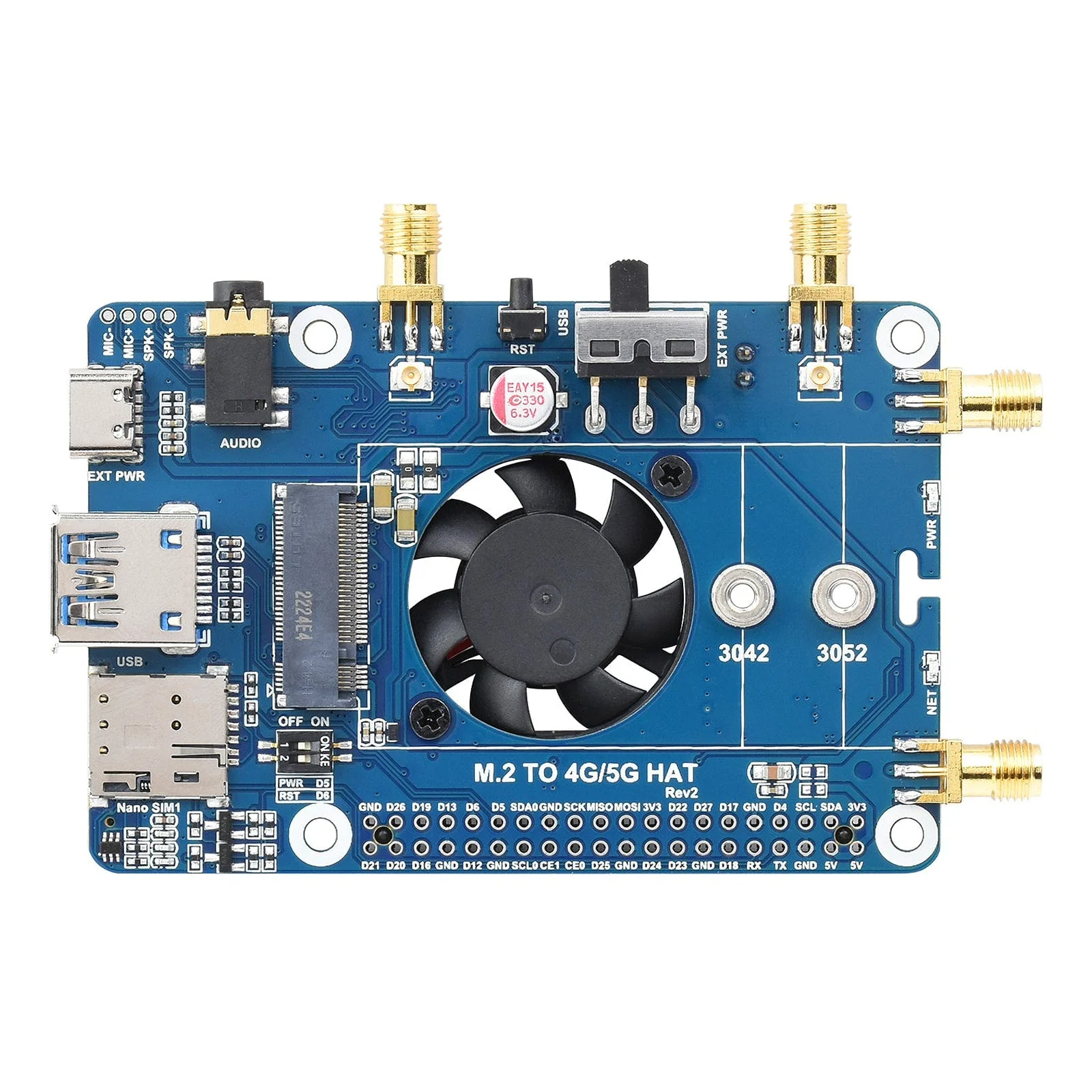 LTE Cat 6 Communication HAT for Raspberry Pi - Image 3