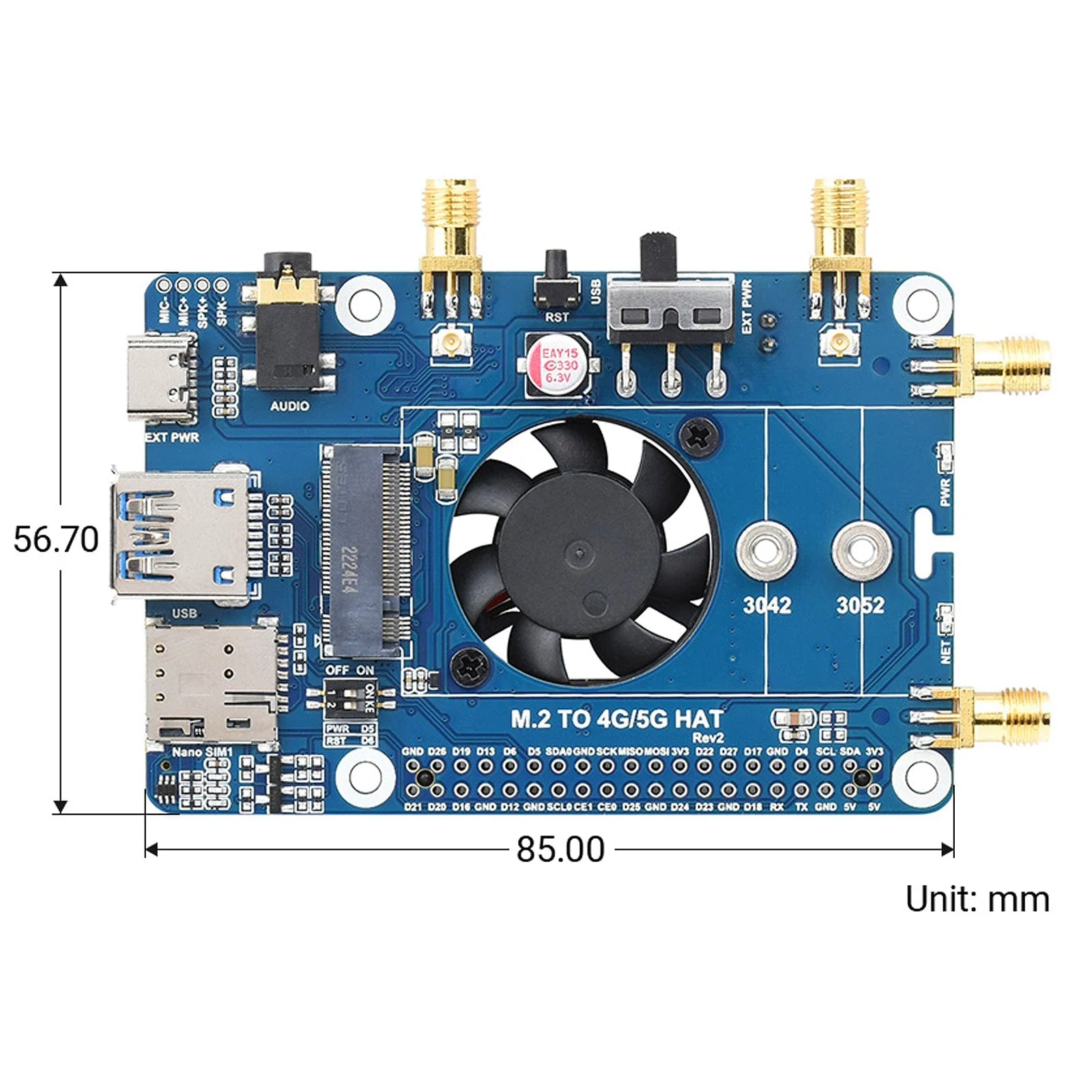 LTE Cat 6 Communication HAT for Raspberry Pi - Image 5