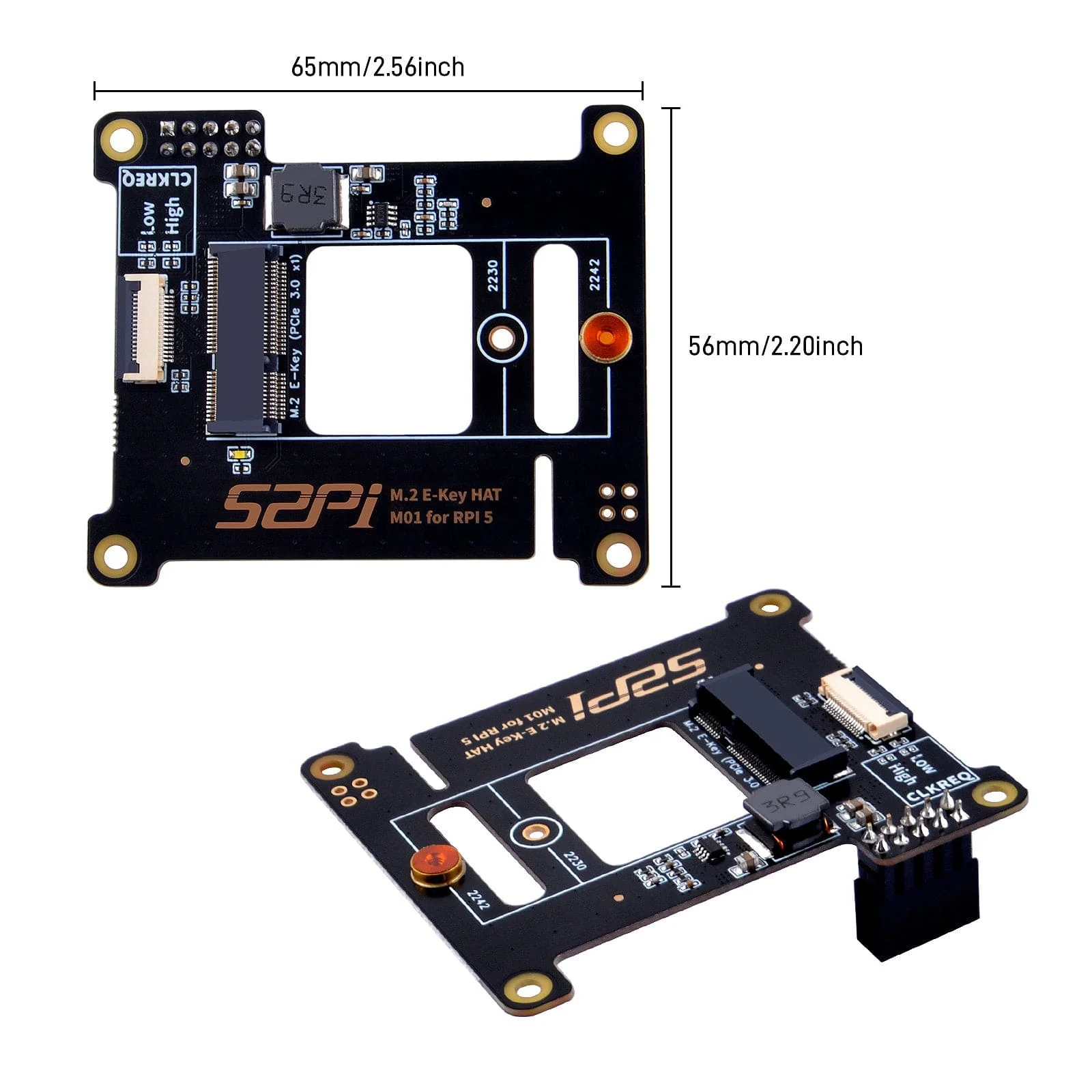 M.2 2242 E-Key Top for Raspberry Pi 5 - Image 8