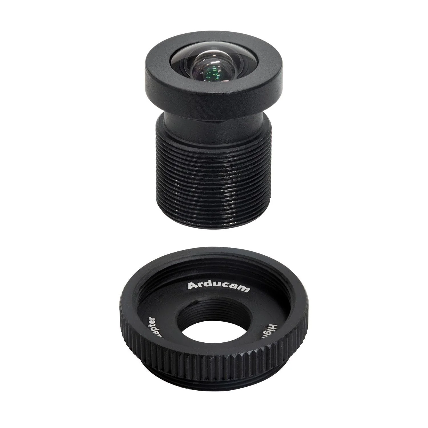 M12 Lens - 90-Degree Wide Angle with Raspberry Pi HQ Camera Adapter