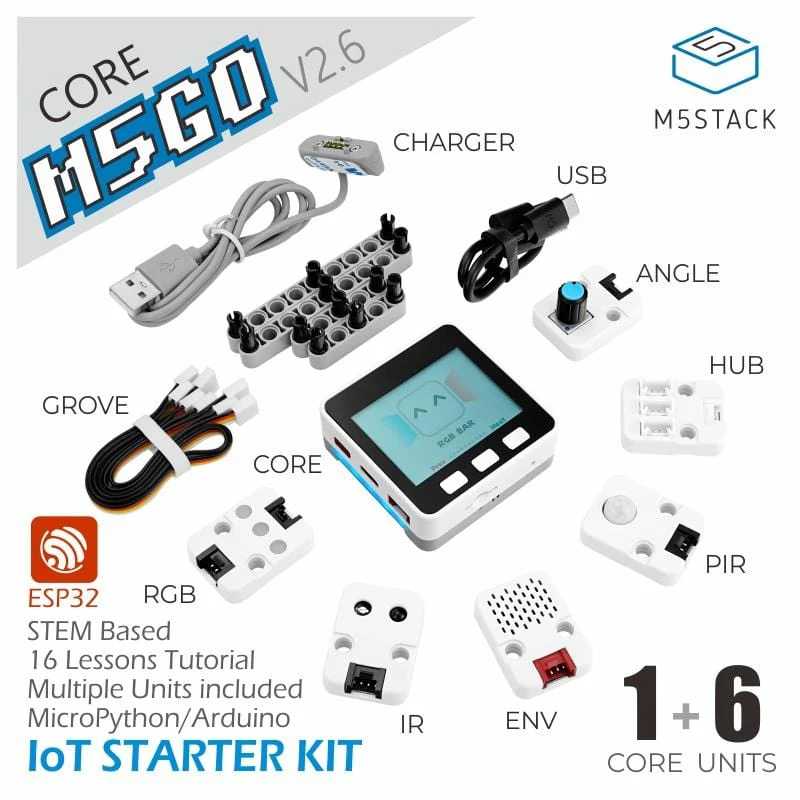 M5Stack M5GO IoT Starter Kit V2.6 [Discontinued] - Image 2