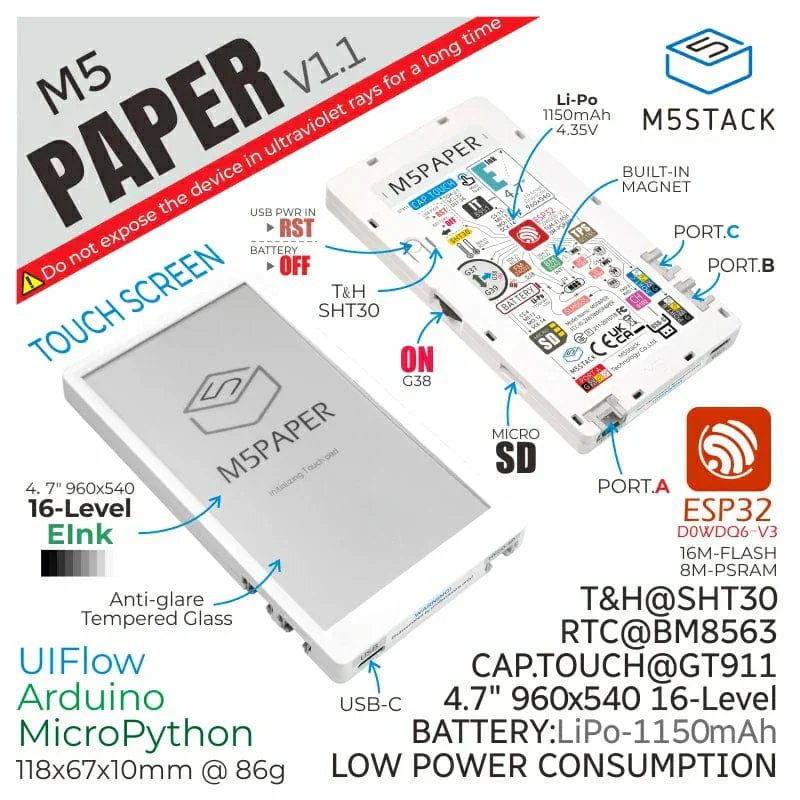 M5Paper ESP32 - Image 2