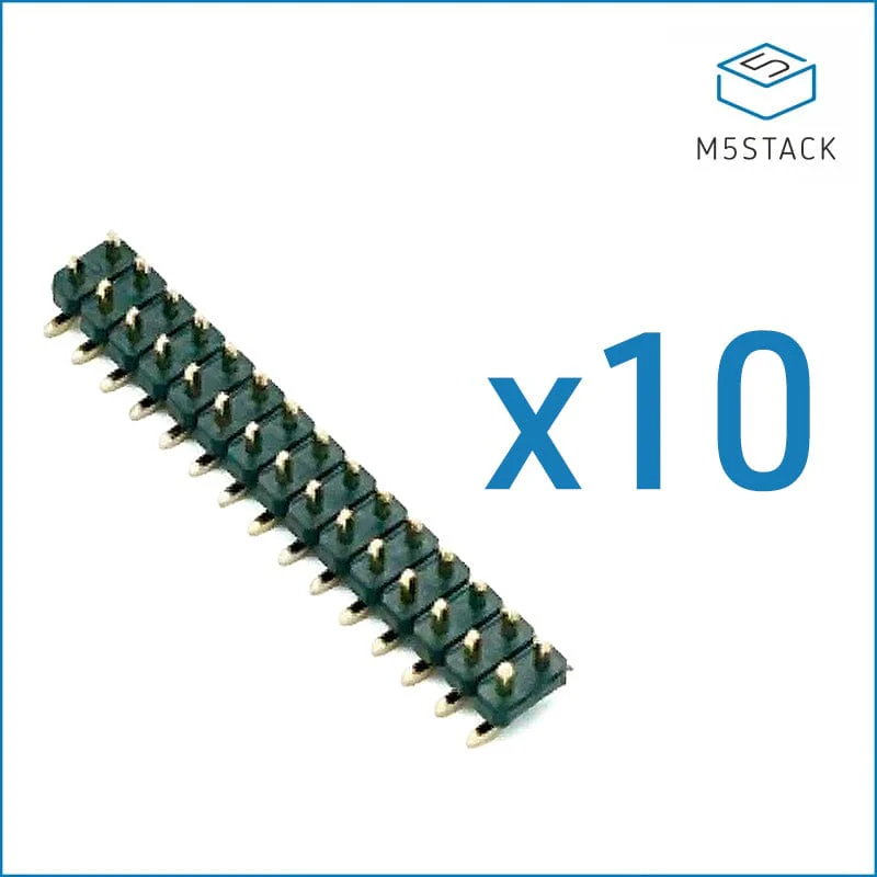 M5Stack 15-Pin 2.54mm M-BUS Header Socket Set - 10x Male + 10x Female - Image 2