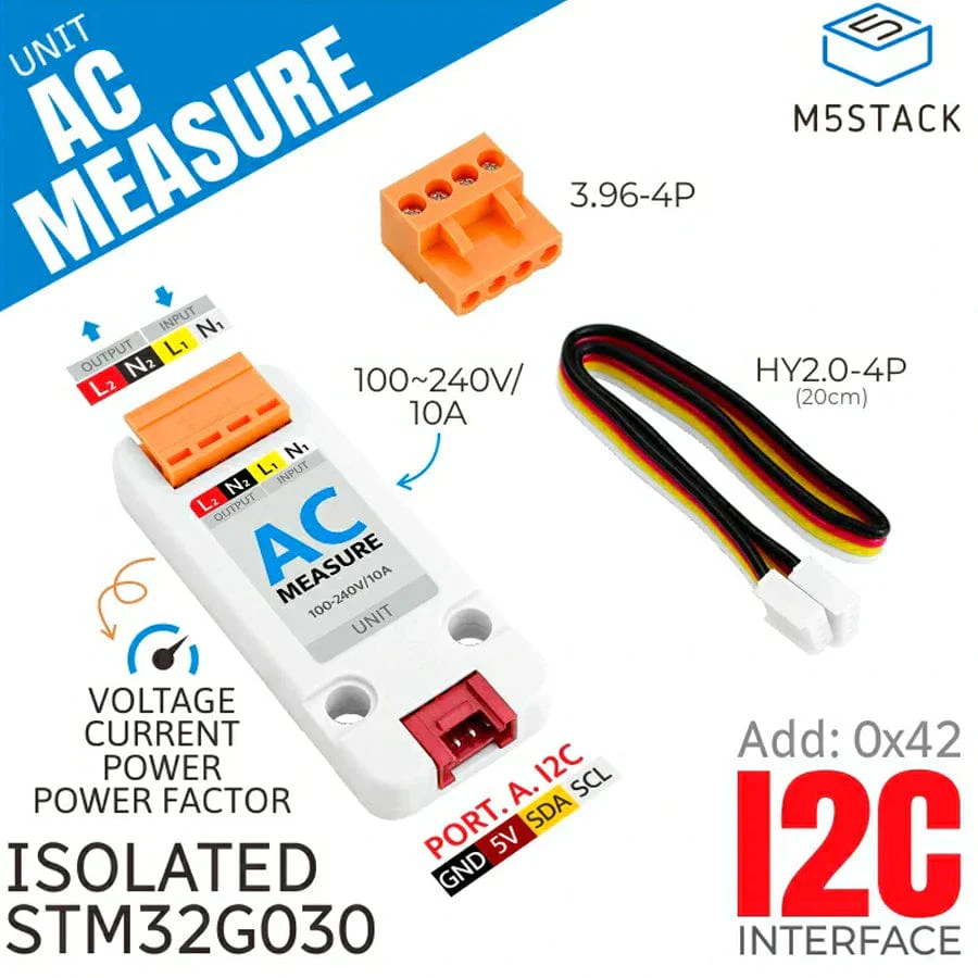 M5Stack AC Measure Unit (HLW8032) - Image 2