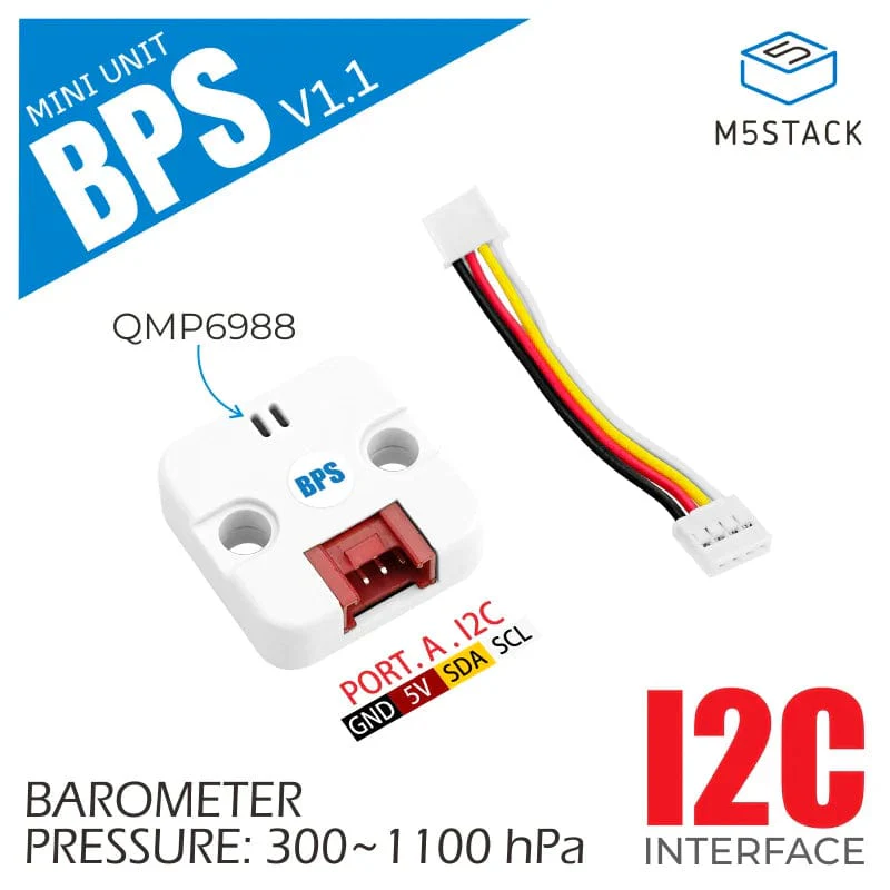 M5Stack Barometric Pressure 2 Unit (QMP6988) - Image 2