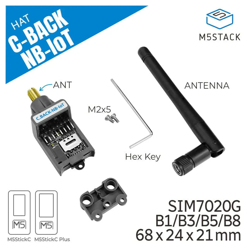 M5Stack C-Back NB-loT Global version (SIM7020G) [Discontinued] - Image 2