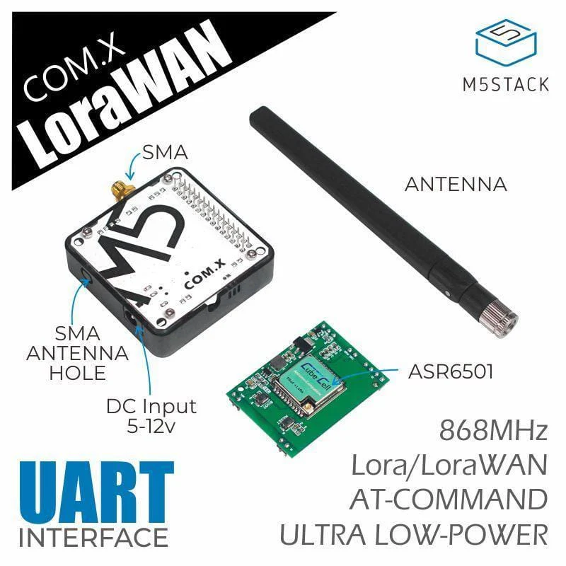 M5Stack  COM.LoRaWAN Module 868MHz (ASR6501) [Discontinued] - Image 7