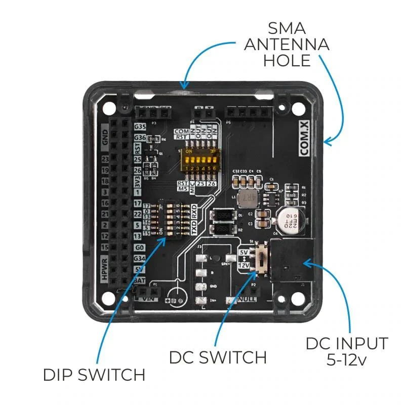 M5Stack COM.LoRaWAN Module 868MHz V2.0 (ASR6501) [Discontinued] - Image 3