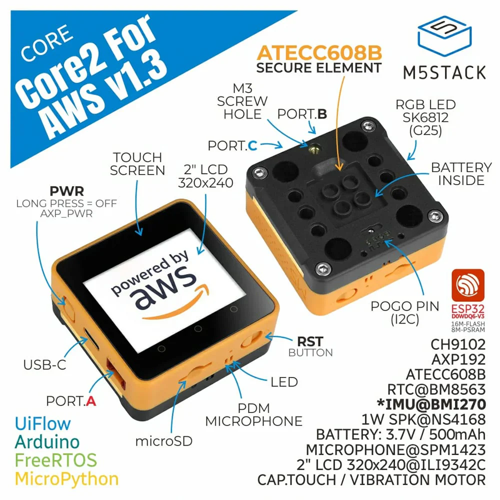 M5Stack Core2 for AWS IoT - Image 2