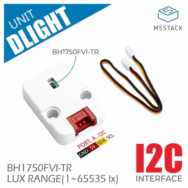 M5Stack Dlight Unit - Ambient Light Sensor (BH1750FVI-TR) - Image 2