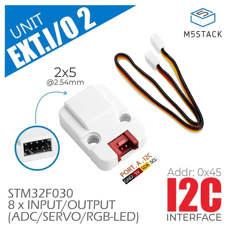 M5Stack Extend I/O 2 Unit (STM32F0) - Image 2