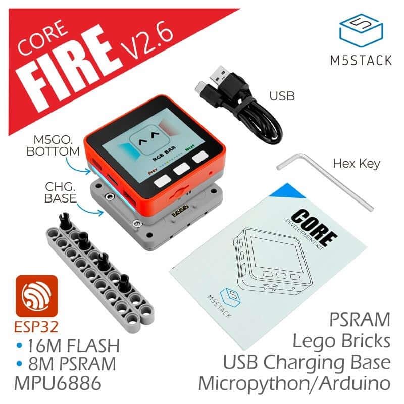 M5Stack FIRE IoT Development Kit (PSRAM) V2.6 [discontinued] - Image 2