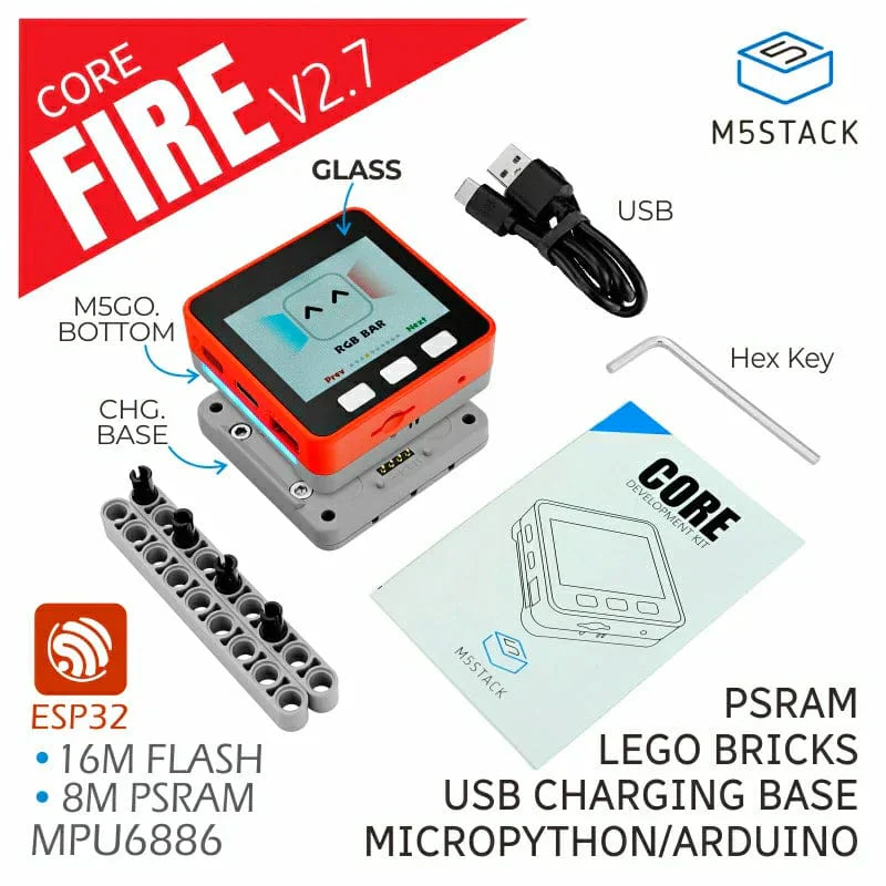 M5Stack FIRE IoT Development Kit (PSRAM) V2.7 - Image 2