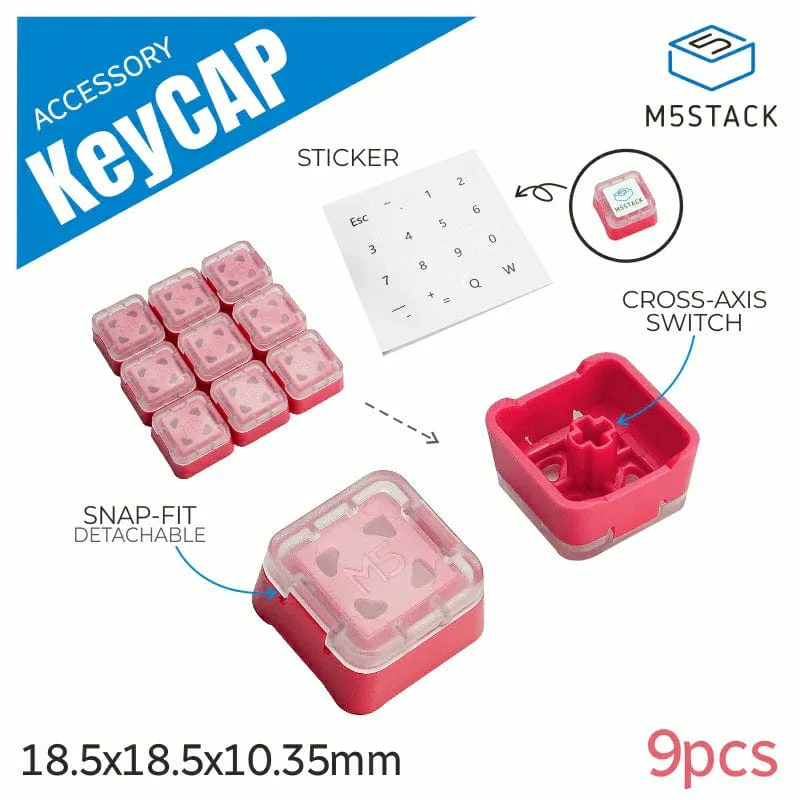 M5Stack Keycaps - 9-Pack - Image 2