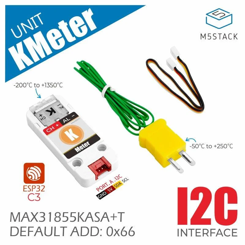 M5Stack Kmeter Unit with Thermocouple Temperature Sensor (MAX31855) [Discontinued] - Image 2