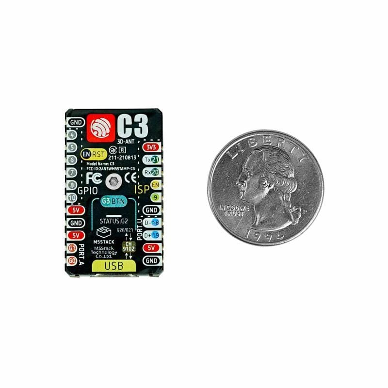 M5Stamp C3 Mate with Pin Headers - Image 6