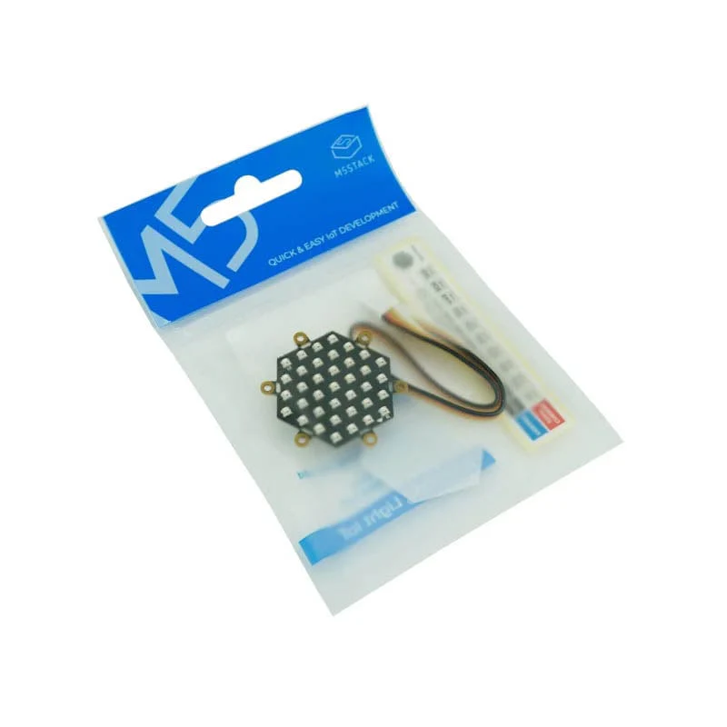 M5Stack Neo HEX 37 RGB LED Board (WS2812) - Image 8