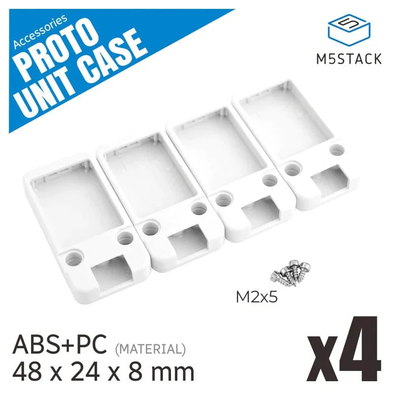 M5Stack Plastic Case for Proto Unit (4 pieces) - Image 2