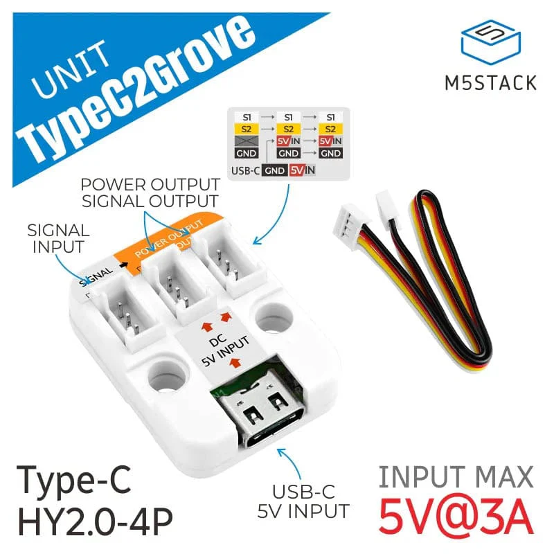 M5Stack USB TypeC2Grove Unit - Image 2