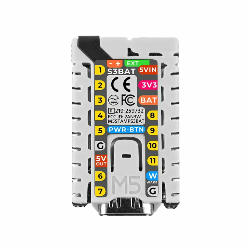 M5Stamp-S3 BAT Module (with 2.54mm Header Pins) - Image 10