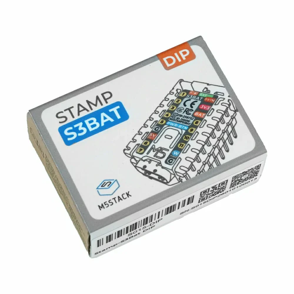 M5Stamp-S3 BAT Module (with 2.54mm Header Pins) - Image 12