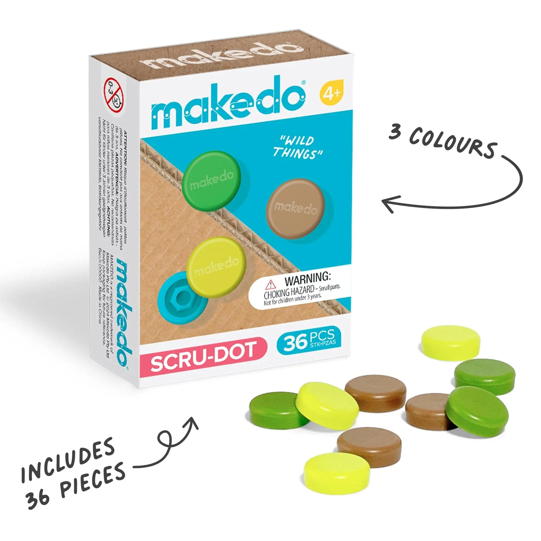 Makedo Scru-Dot - Wild Things - Image 2