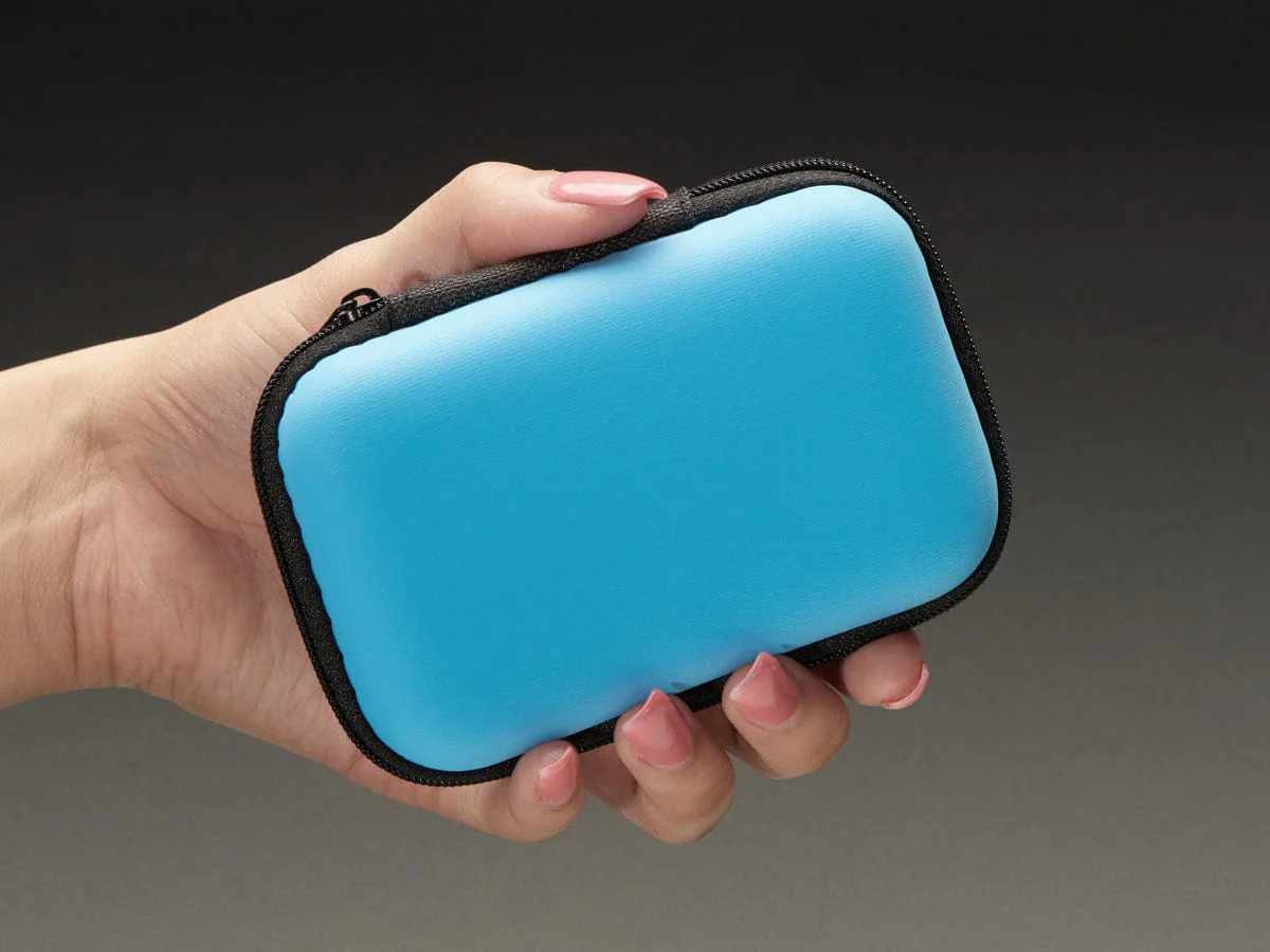 Maker-Friendly Zipper Case - Light Blue - Image 2