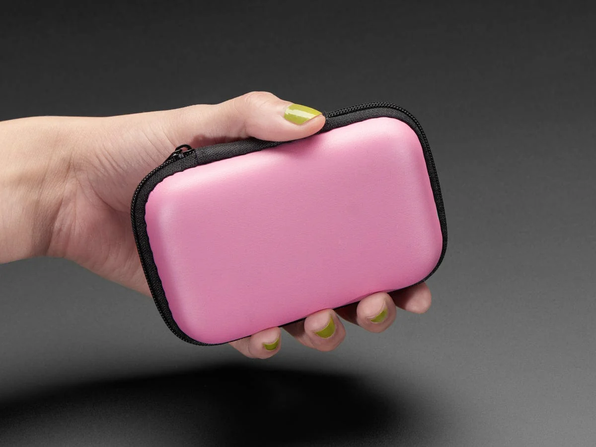 Maker-Friendly Zipper Case - Pink - Image 2