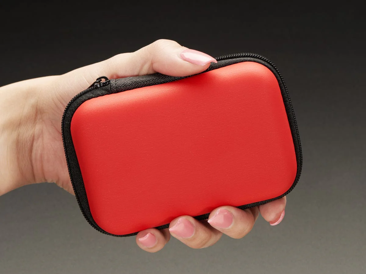 Maker-Friendly Zipper Case - Red - Image 2