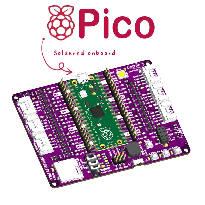 Maker Pi Pico (with pre-soldered Pico) - Image 9